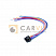 Мобильный видеорегистратор CARVIS MD-444SD для автомобильных систем видеонаблюдения в металлическом корпусе с ребрами для охлаждения, оснащенный портом USB, разъемом для карты SD и светодиодными индикаторами для мониторинга состояния устройства.